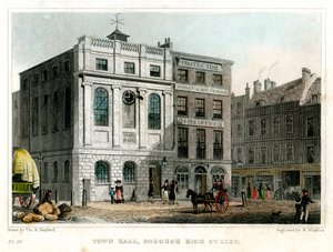 伦敦南沃克市自治市镇高街市政厅，1830年。
