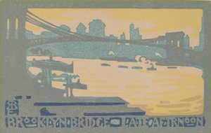布鲁克林大桥的午后，1916年。