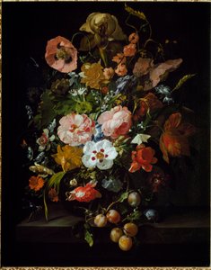 静物（布面油画 作者 Rachel Ruysch