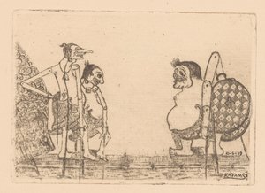 瓦章娃娃 作者 Raden Katamsi（艺术家签名）