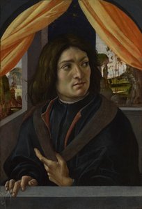 一个男人的肖像，c。 1500