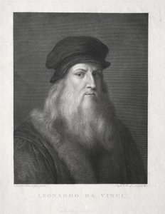 达芬奇（Leonardo da Vinci）。 作者 拉斐尔·莫根（Raffaello Morghen）
