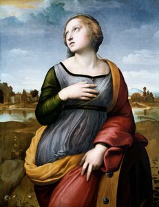 亚历山大·圣凯瑟琳，c1507 作者 拉斐尔（Raffaello Sanzio Raphael）
