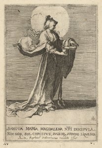 抹大拉的圣玛丽 作者 Raffaello Schiaminossi，根据 Lucas van Leyden