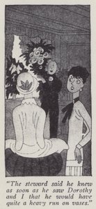 安妮塔-卢斯为《绅士偏爱金发女郎》所作的插图（平版印刷）。