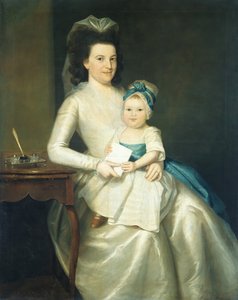 威廉姆斯夫人和孩子，1783年。 作者 拉尔夫·厄尔