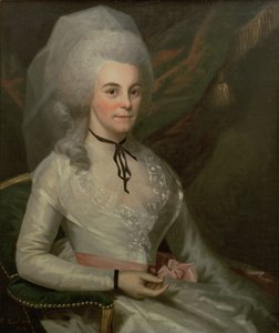 亚历山大·汉密尔顿的妻子伊丽莎白·舒勒汉密尔顿的肖像（1757-1804）