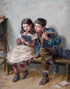 在学校，1883年