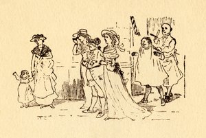 旁观者注视着约翰·吉尔宾（John Gilpin）疾驰而过，1878年，c1918年。