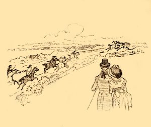 旁观者注视着约翰·吉尔平（John Gilpin）穿越乡村，1878年，c1918年。