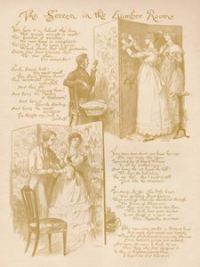 放映厅里的屏幕，1886年 作者 伦道夫·卡尔德科特