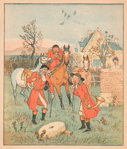 ...他们发现的下一个东西是1880年的gruntin，grindin磨石... 作者 Randolph Caldecott
