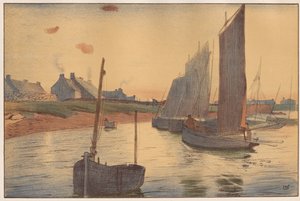 海上的悲伤》，1898年。 作者 拉乌尔·安德烈·乌尔曼