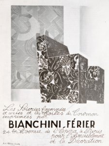 拉乌尔-杜菲（Raoul Dufy）用图尔农帆布制作的软垫扶手椅 作者 拉乌尔·杜菲