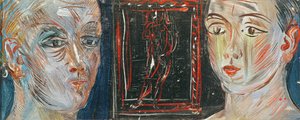 两个女人的头（布面油画） 作者 拉乌尔·杜菲