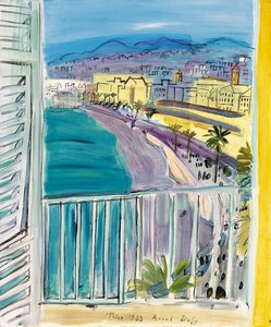 尼斯的窗户 作者 Raoul Dufy