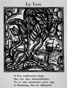 狮子--《Le Bestiaire ou cortège d