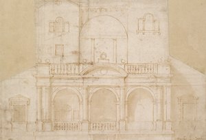 建筑设计 马达玛别墅，16世纪初 作者 拉斐尔