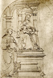 麦当娜登基 作者 拉斐尔（Raffaello Sanzio Raphael）
