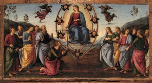 法诺祭坛的铁血战士面板，1497年 作者 拉斐尔（Raffaello Sanzio Raphael）