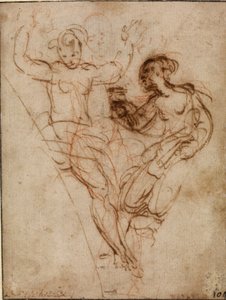 Psyche向Venus展示Proserpine的花瓶，16世纪初 作者 拉斐尔