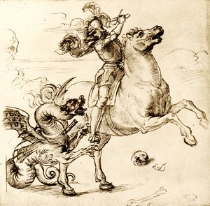 圣乔治用剑 作者 拉斐尔（Raffaello Sanzio Raphael）