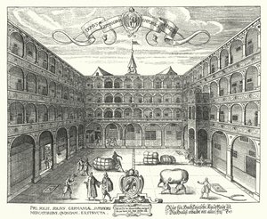 Fondaco dei Tedeschi，德国商人在威尼斯的总部 作者 拉斐尔·库斯托斯（Raphael Custos）