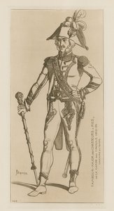 鼓的主要人物是领事卫士，1802-04 作者 拉斐尔·雅克敏（Raphael Jacquemin）