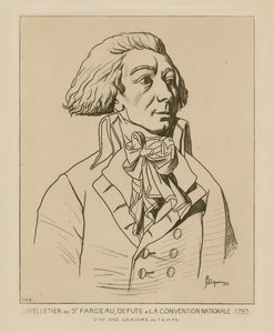 1793年国民大会代表Louis-Michel le Peletier
