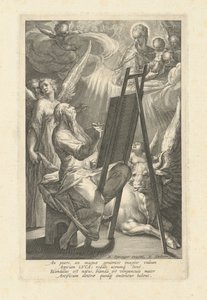 圣路加画处女，1580年代。