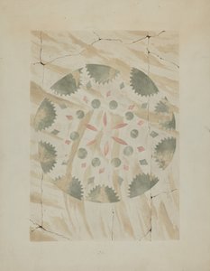 模板墙的细节，约1937年。 作者 雷·霍尔顿