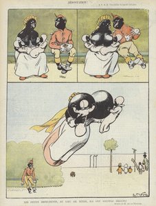 Le Rire》插图（彩色石版印刷） 作者 雷蒙德·德拉内齐埃