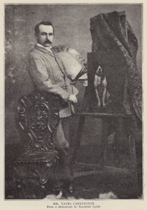 James Yates Carrington，英国艺术家（黑白照片） 作者 雷蒙德·林德（Raymonde Lynde）
