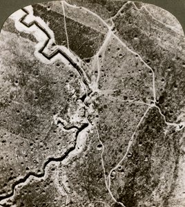 第一次世界大战，德国线的航拍，1914-1918年。