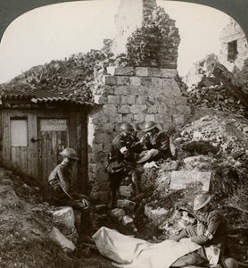 第一次世界大战，法国，蒙希梳妆台的皇家陆军医疗队，1914-1918年。 作者 现实旅行社