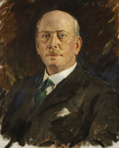 W.J. Warley, Esq.，布里斯托尔高级助理官方接管人（布面油画） 作者 雷金纳德·格伦维尔·伊夫斯