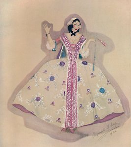 服装设计》，1926年，1927年 作者 雷金纳德·利夫