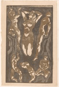 六个人物的构图 作者 Reijer Stolk（艺术家签名）