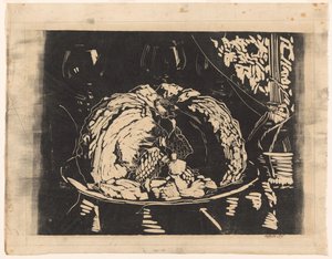 带碗的静物 作者 Reijer Stolk（艺术家签名）