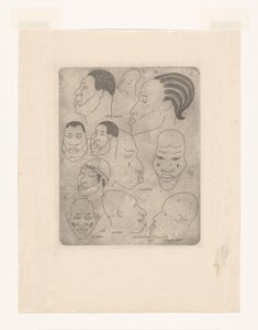 西非首脑 作者 Reijer Stolk（艺术家签名）