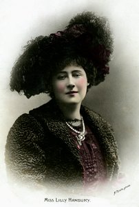 莉莉·汉伯里（Lily Hanbury）1874-1908年，英国女演员，二十世纪初。