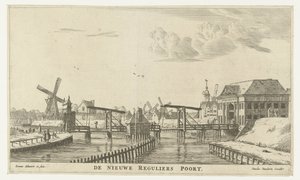 阿姆斯特丹第三摄政王公园景观
新的 Reguliers Poort（物体上的标题）
阿姆斯特丹的城门（系列标题）
New and eygentlycke afbeeldinghe der stadts-poorten van Amsterdam in 