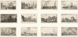 Verscheÿde Schepen en Gesichten van Amstelredam (Various Ships and Views of Amsterdam)：第三部分 作者 Reinier Nooms，叫塞曼