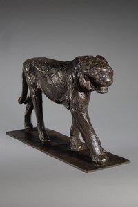 大帝虎；皇家大提格雷（crand Tigre Royal），约于1913年（青铜色和深棕色铜绿）