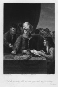 葡萄园的主人，马太福音第二十章 作者 伦勃朗·哈门斯（Rembrandt Harmensz）。范·里恩（之后）