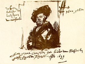 Count Balthasar Castiglione 作者 伦勃朗·范·赖恩