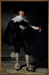 Maertens Soolmans 的肖像 Harmensz Van Rijn Rembrandt (1606-1669) 1634 年的画作 私人收藏 - Maertens Soolmans 的肖像。 Harmensz Van Rijn Rembrandt (1606-1669) 的绘画 作者 伦勃朗·范·赖恩