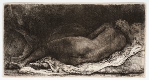 The Naked Woman, Sleeping with Her Buttocks in the Wind,