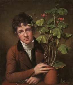 鲁本斯·皮尔（Robens Peale）与天竺葵 作者 伦勃朗·皮尔