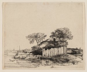 白色帕林小屋 作者 伦勃朗·范·赖恩
